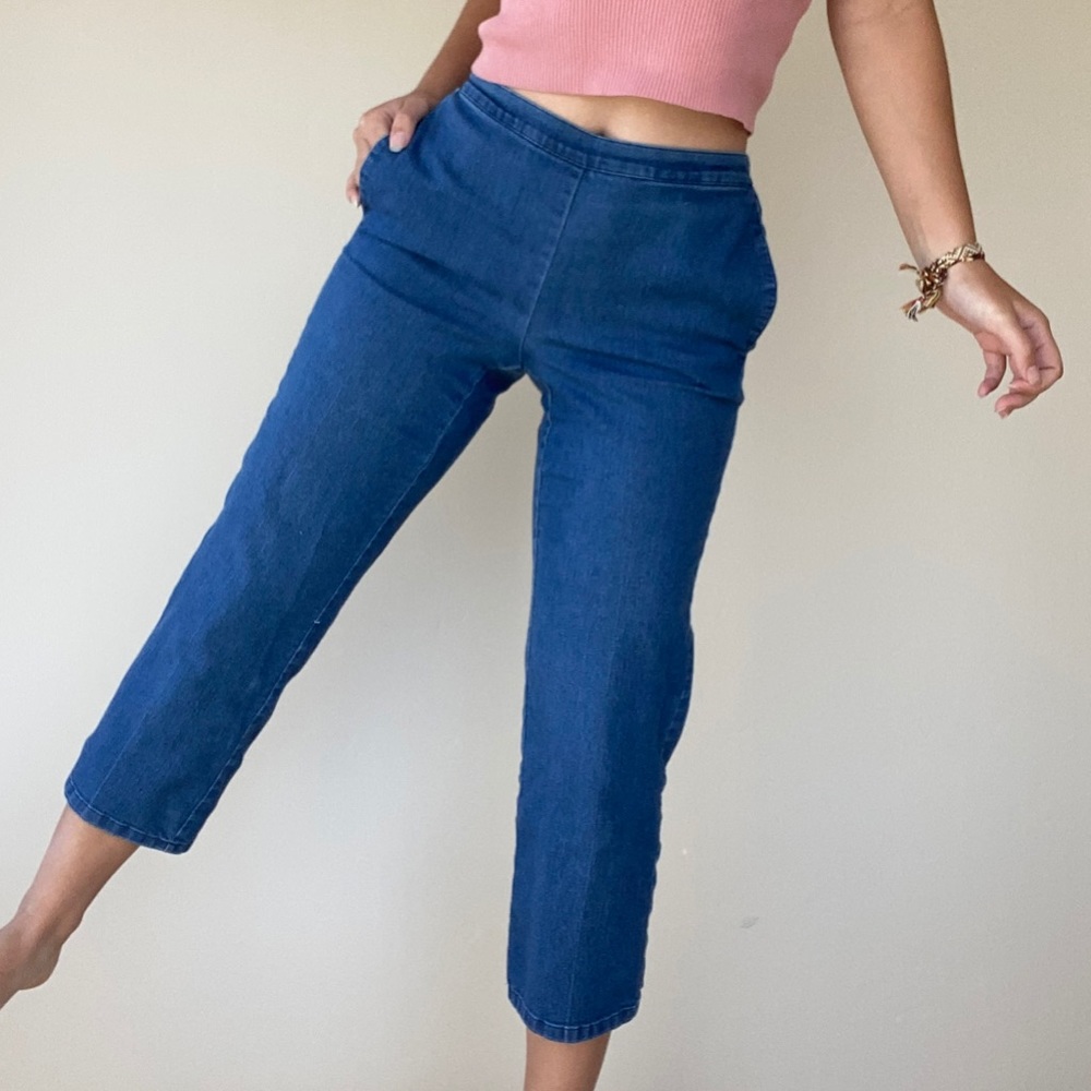 funky crop jeans